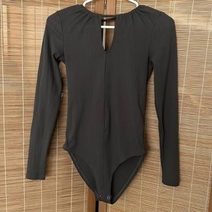Cotton On Gray Ribbed Bodysuit